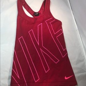 Women’s S Red Nike Muscle Tank, Barely Worn!